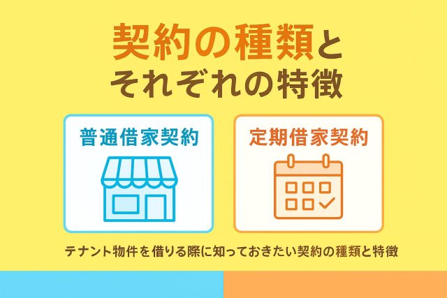 契約の種類とそれぞれの特徴