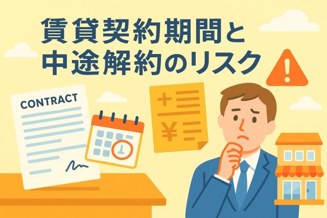 賃貸契約期間と中途解約のリスク